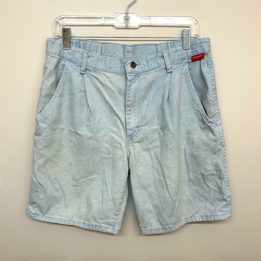 Vintage Wrangler Blue Denim Shorts Size 32
